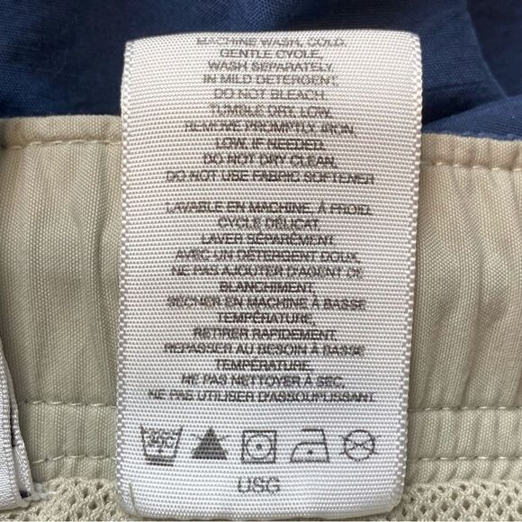 Columbia Blue Cargo Swim Trunks Size Large - Picture 4 of 12